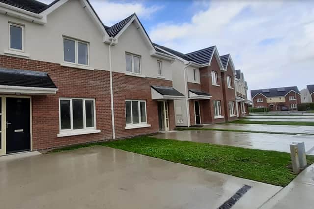 Another Portlaoise set of houses, the final 18 homes in Clonrooske Abbey, is similarly delayed, and not due until August.