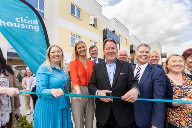 The Minister met some of the new residents when he visited on Monday, May 15. READ MORE ABOUT THE NEW RESIDENTS BELOW PICTURE.