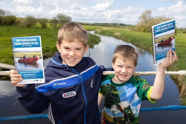Sponsors continued to come forward but the 30 days were no more. So he decided to go all in. The new challenge - follow the waters of the Erkina and Goul in Laois to the sea along the Three Sisters - the River, Nore, Barrow and Suir. He would even manage a detour to the River Slaney in Wexford. MORE BELOW PICTURE.