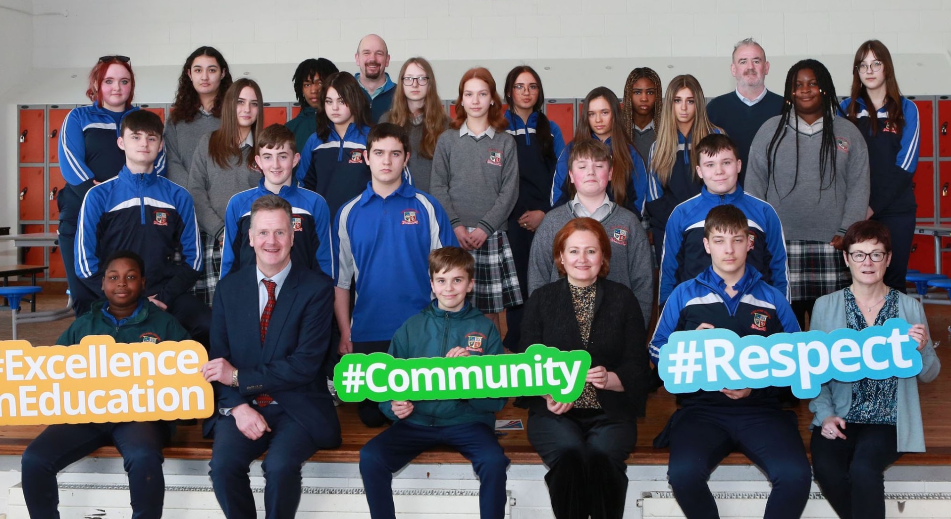 Students at Portlaoise College at the World of Work awards. Photos: Michael Scully