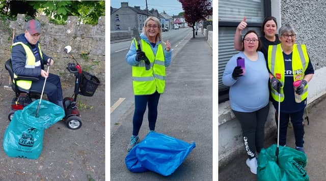 Volunteers for Stradbally Tidy Towns in action.