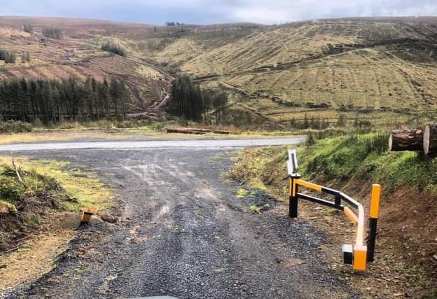 Tyre marks left in the Slieve Bloom mountains as reports of anti social behaviour continue