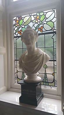 Lastly the roundabout on the Old Knockmay Road near Clonminam will be called after Arthur Jacob, 1790-1874, an opthalmologist, medical editor and reformer who was outstanding in Irish medicine. He founded two Dublin hospitals specialising in skin and eyes. Below: a marble bust of Arthur Jacob in the Royal Victoria Eye and Ear Hospital, Dublin.