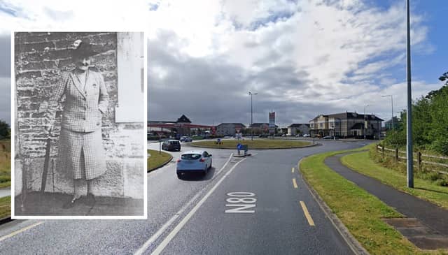 The Fairgreen roundabout, to be named after Lucy Franks