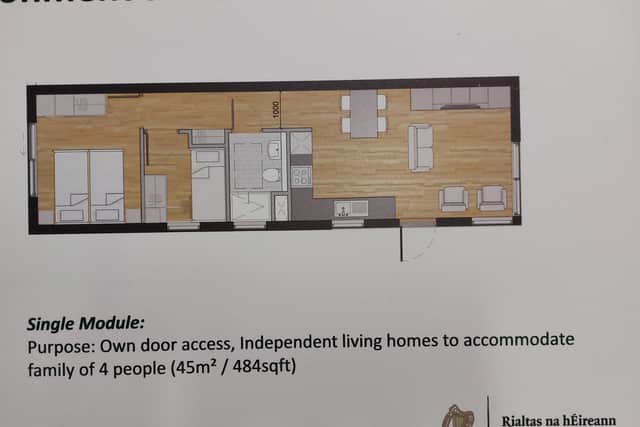 "I am concerned about the quality of the houses, they are being forced on us without any consultation. This is putting 12 to 15% more on the population of Rathdowney, at 1,340 people. I am concerned that no politician came today to answer questions. We're not being asked for opinions, we're being told what's put there, like it or lump it. I have no objection to the Ukrainians whatsoever as long as they are respectful,” he said.