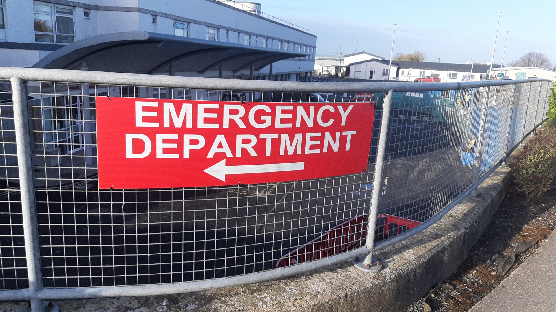 Emergency Department at the Midland Regional Hospital Portlaoise