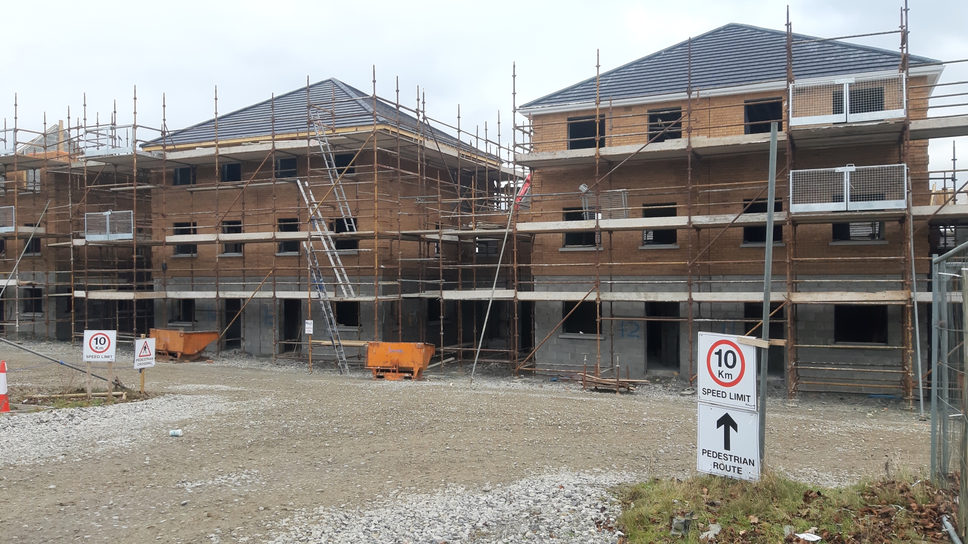 New houses being built in Portlaoise in 2022