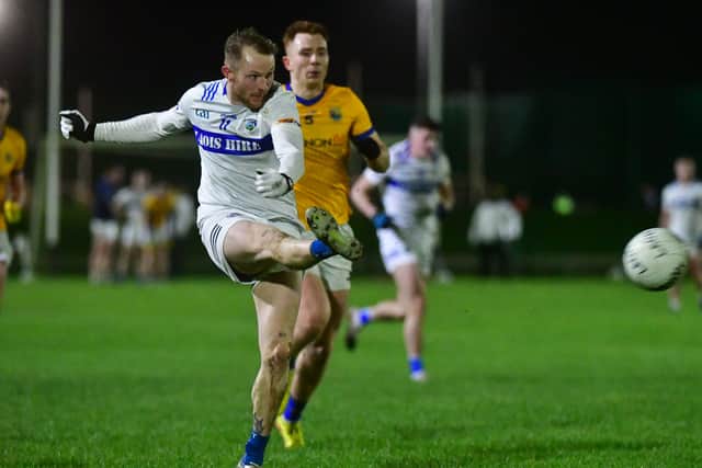 As the game progressed into the second 35 minutes, more Laois players grew into the game. Lee Walker was probably the standout, The Graigue man was Laois's best-performing player on the night. Niall Corbet took his free's well when the opportunities arose. More below Photo 