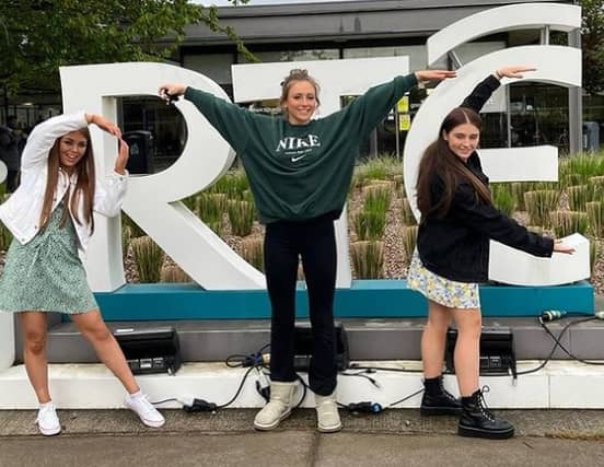 Alison Dalton from Ratheniska, Emma Tuohy from Vicarstown and Orlaith McNamara from Timahoe