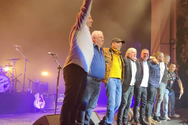 The group, which counts comedian Peter Kay among their fans, belted out a range of their greatest hits to an appreciative crowd.