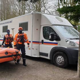 Laois Civil Defence members volunteering with other crews on a missing person search operation