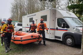 Laois Civil Defence members volunteering with other crews on a missing person search operation