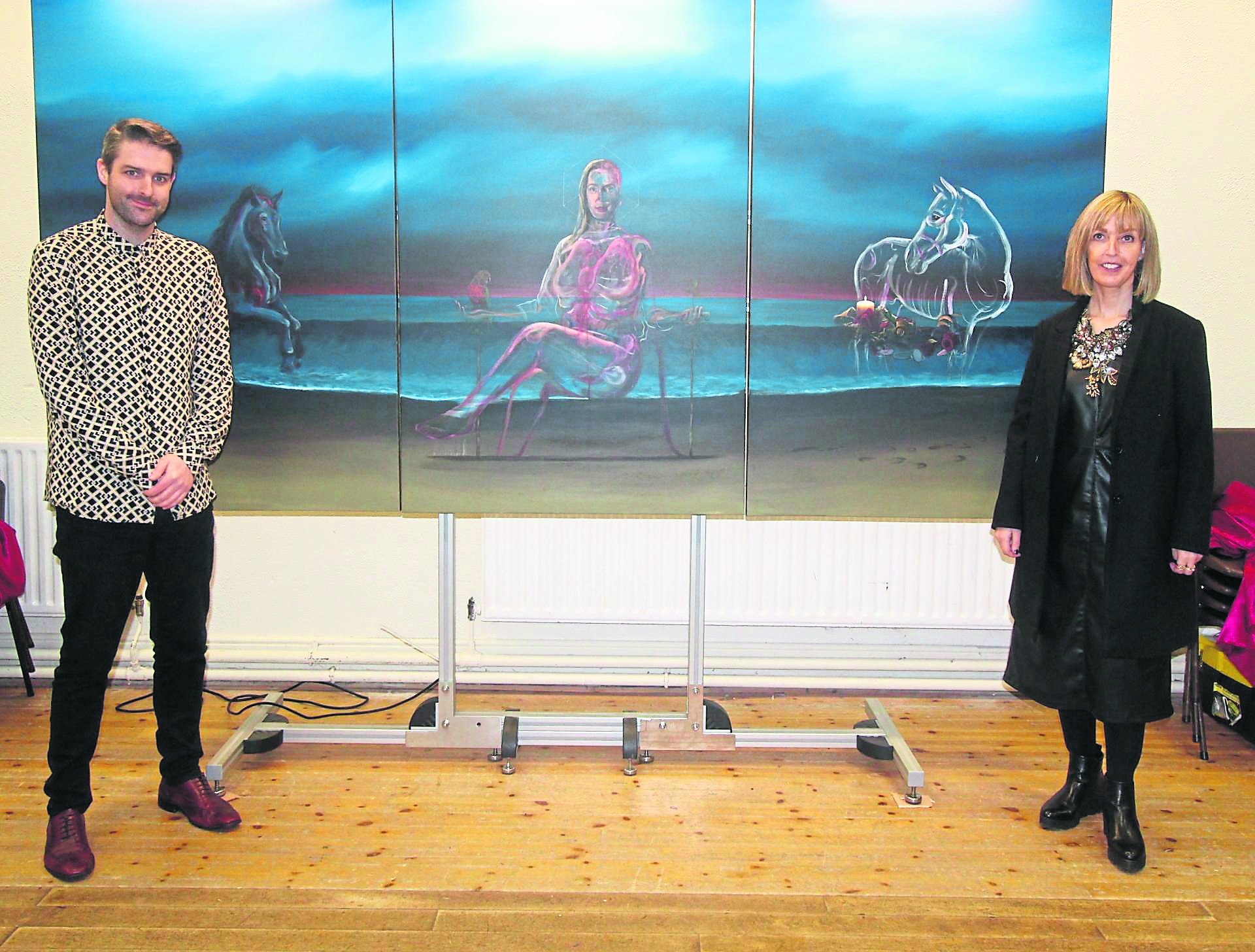 Vincent Devine pictured with Vicky Phelan
