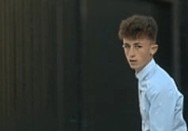 Dean Kerrie gave an address in Portarlington after he was detained by Gardaí