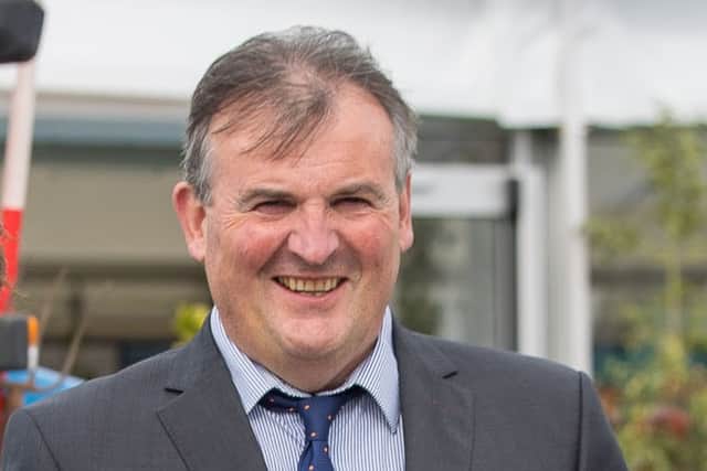 Below: Laois County Council CEO John Mulholland. Photo: Alf Harvey