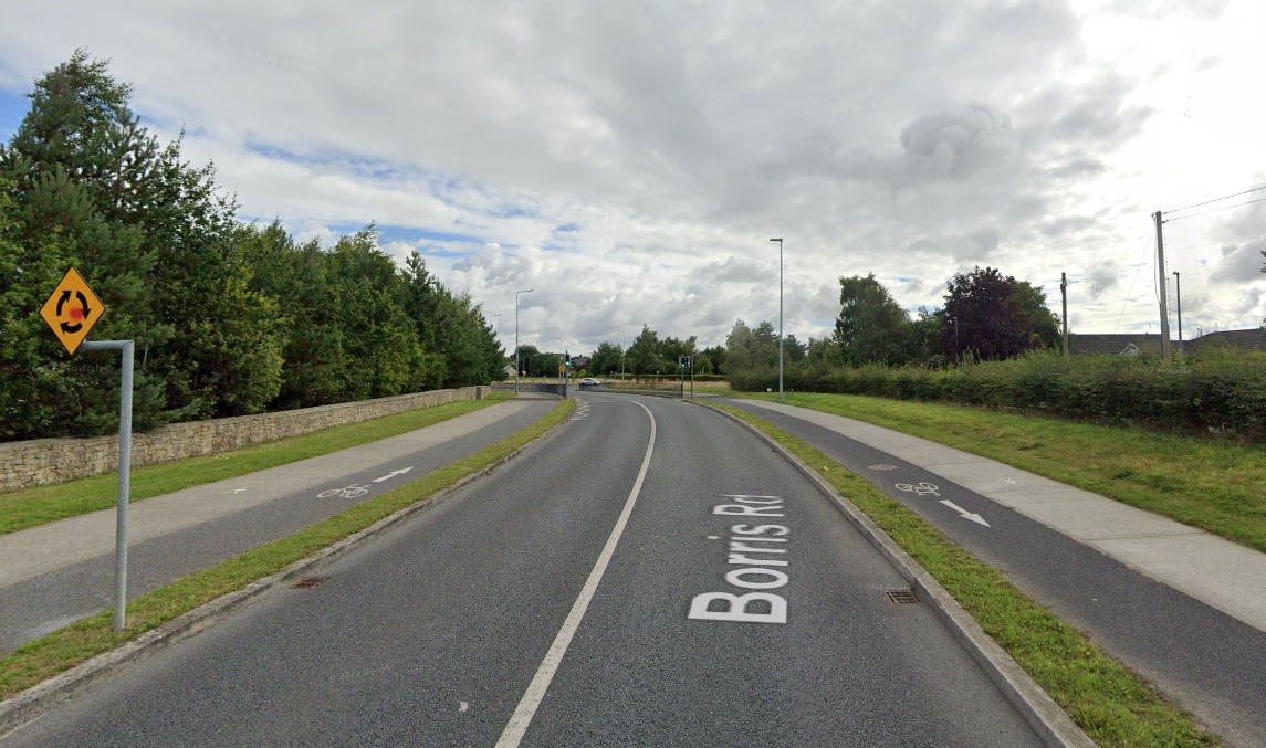The Borris road in Portlaoise. Image: Google Maps