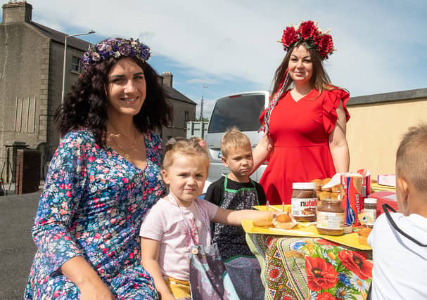 Ukrainian Independence Day Celebration in Portlaoise. Pic: Denis Byrne