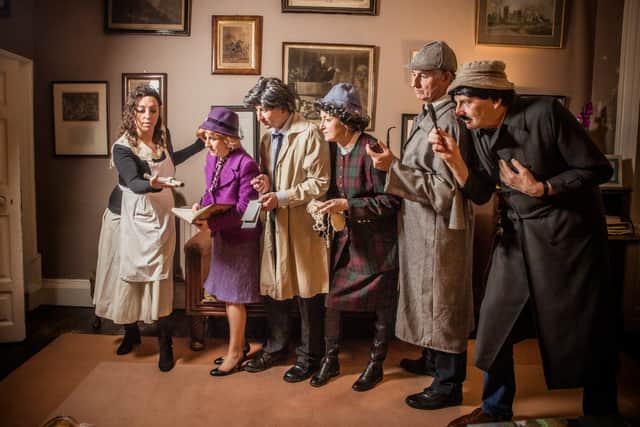 The essential ingredient in a good ‘Whodunit’ is the creative use of motivation to imply guilt, and this Frances does with graceful skill planting a terrific energy bomb in the heart of the play.  MORE BELOW PICTURE.
