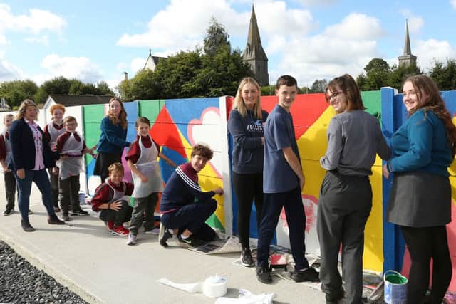 “Our Tidy Towns Committee, winners of two Endeavour Awards, commissioned a local craftsman to reconstruct flower beds using the existing stone and replanted them with the original plants and pollinator friendly plants. It also engaged ecologist Dr. Fiona McGowan and Green Pine consultants to incorporate sustainable development goals into their 5 year plan,” she said.