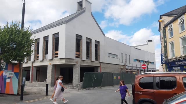 Much of the significant construction work is completed with the building now advancing to fit out stage in Portlaoise