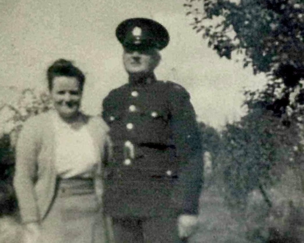 Garda Sgt John Nixon Shaw with his wife Molly.  Pics: Shaw family