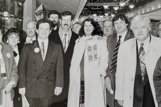 He subsequently campaigned on behalf of Senator John Whelan in the 2011 and 2016 elections and supported Cllr Noel Tuohy in his successful elections to the local authority, as well as  campaigning for Michael D Higgins in his two Presidential campaigns. In the 1980's Mr Phelan worked closely with senior party figures such as Dick Spring and Barry Desmond to help rebuild the party. MORE BELOW PICTURE.