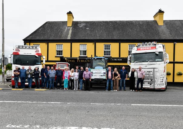 Launching the event at the Final Furlong in Ballybrittas