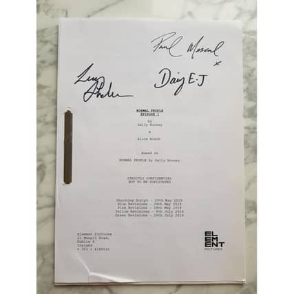 Signed Normal People Script