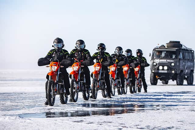 Over seven days the team experiences severe cold, they laugh, cry and endure one of the most challenging adventures in their lives. MORE BELOW PICTURE.
