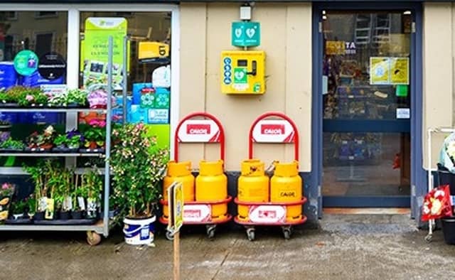 The front of Simpsons Gala shop in Stradbally, Laois