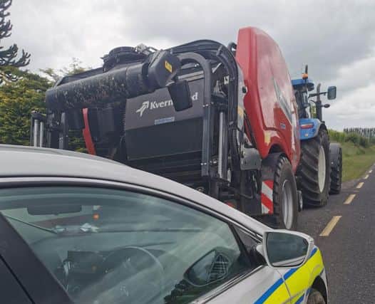 Laois Gardai clock car at 176kph and stop tractor driver on phone