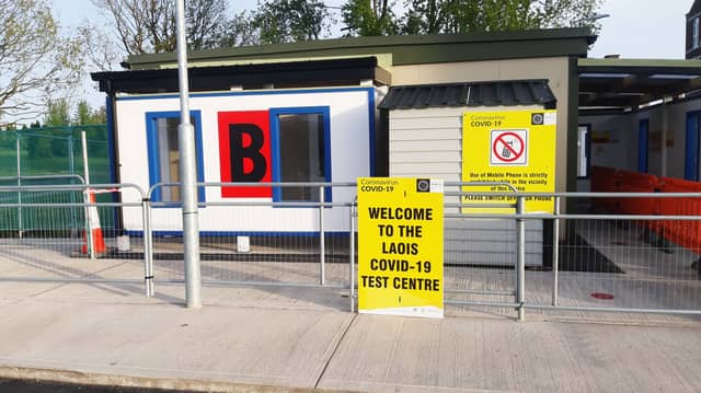 Covid-19 test centre in Laois at St Fintan's Hospital in Portlaoise