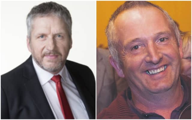 Labour Cllr Noel Tuohy and Fine Gael Cllr PJ Kelly