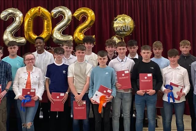 The TY Class of 2022 in St Fergal's College, Rathdowney came together on Wednesday May 25 to celebrate a very successful year.