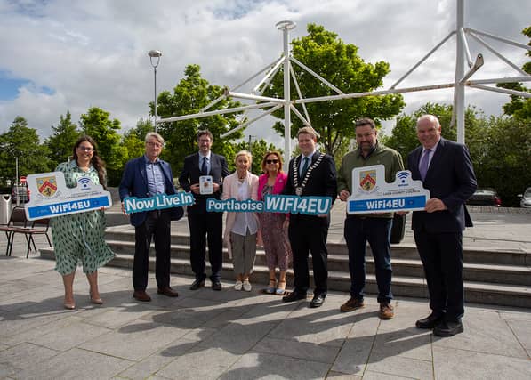 Launch of Wifi4Eu in Portlaoise.