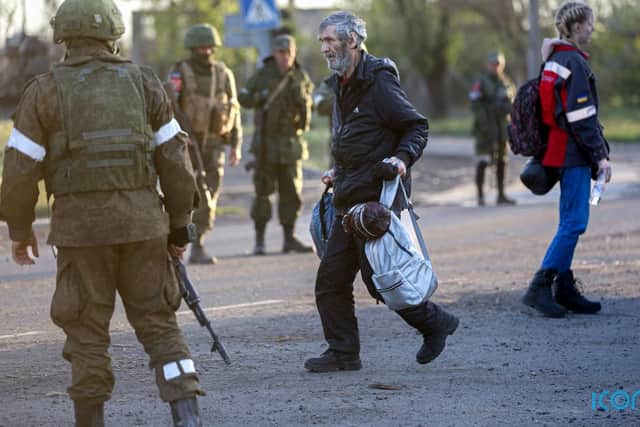 Securing the strategically important Sea of Azov port that would give Moscow a land bridge to the Crimea Peninsula, which Russia annexed from Ukraine during a 2014 invasion.