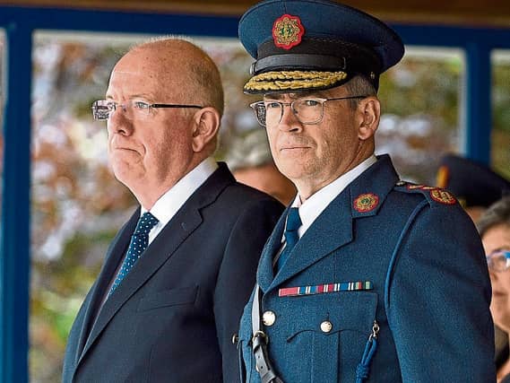 Minister Charlie Flanagan and Commissioner Drew Harris
