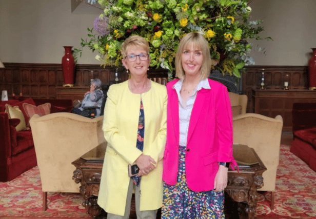 Vicky and her mother Gaby at Adare Manor
