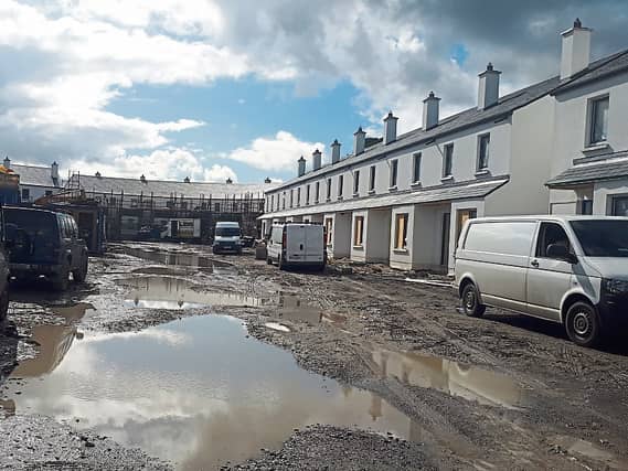 The Conniberry social housing estate when it was under construction in Portlaoise off the Old Knockmay Road