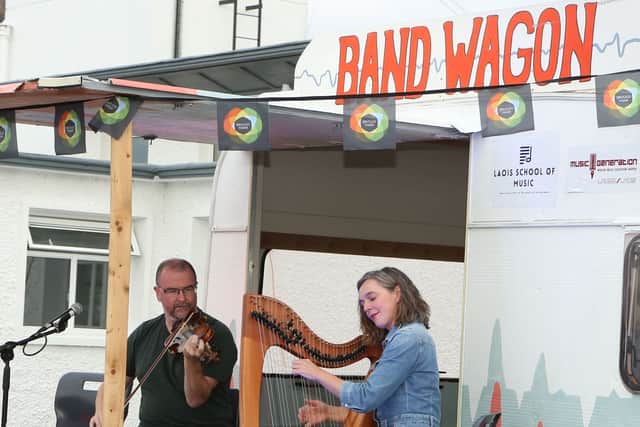 The Bandwagon will also be parked up in Mountrath with performances by the re:CENTRING Ensemble musicians, presented by Laois School of Music and Music Generation Laois.