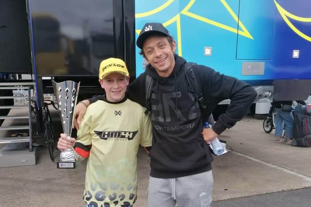 His hero is Valentino Rossi, the MotoGP legend and that's not where is stops when it comes to the family and their love of motor cycling.
