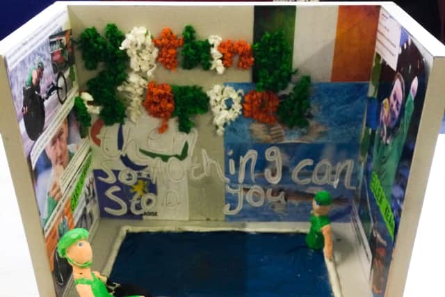 They made a beautifully crafted 3D model of the Irish Paralympians, displaying their wonderful achievements and encouraging other people with a disability to also achieve their goals.