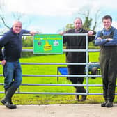 In photo (Left to right)Tom Fennelly, Adrian Luttrell and David Fennelly from Laois are among the farmers to back the fundraiser.