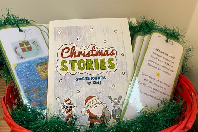 The 5th and 6th class boys and girls at Castlecuffe National School in Clonaslee have created a book of their own stories, and are giving 25% of all profits to the Make a Wish foundation.