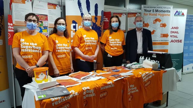 Dr. John Connaughton, Clinical Director with Fiona Moore, Claire Dowling, Ruth Curran and Sandra McCarthy