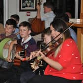 Áine McGeeney leading a session with young students at Portlaoise Golf Club 31st May 2019