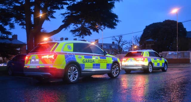 Armed gardaí along with uniformed officers seized a caravan in Longford yesterday afternoon