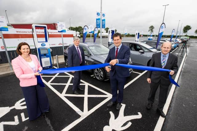 The high power charging hub is capable of providing 100km of charge in as little as six minutes. The bay will contain three high power chargers (350kW) and one fast charger (50kW) which can charge up to eight Electric Vehicles (EVs) at any one time.