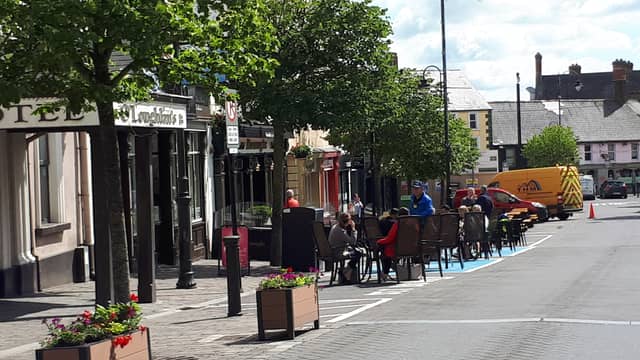 Main Street Portlaoise in July 2020.