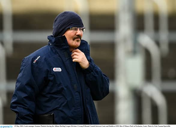 Laois hurling manager, Seamas 'Cheddar' Plunkett